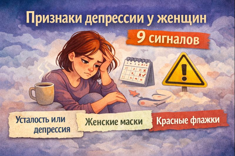 признаки депрессии у женщин