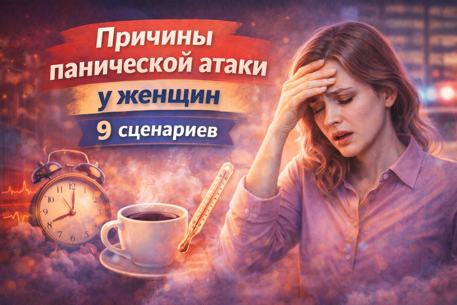 причины панической атаки у женщин