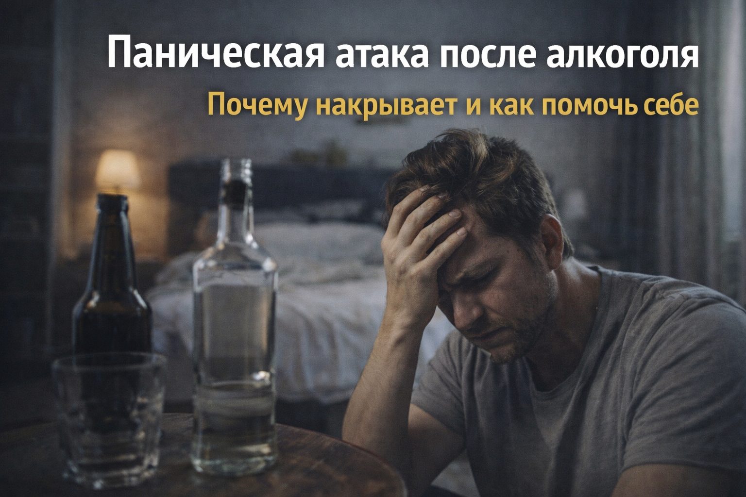 Паническая атака после алкоголя